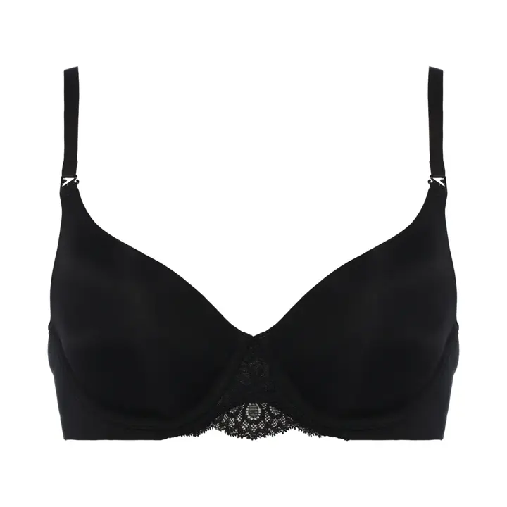 シームレスカップブラ シグネチャースムース, ブラック, product image number 0