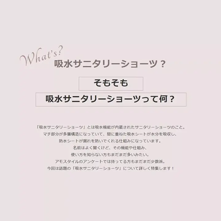 AMOSTYLEフリーダムショーツ Hikini サニタリー(レギュラー), ブラック, product image number 3