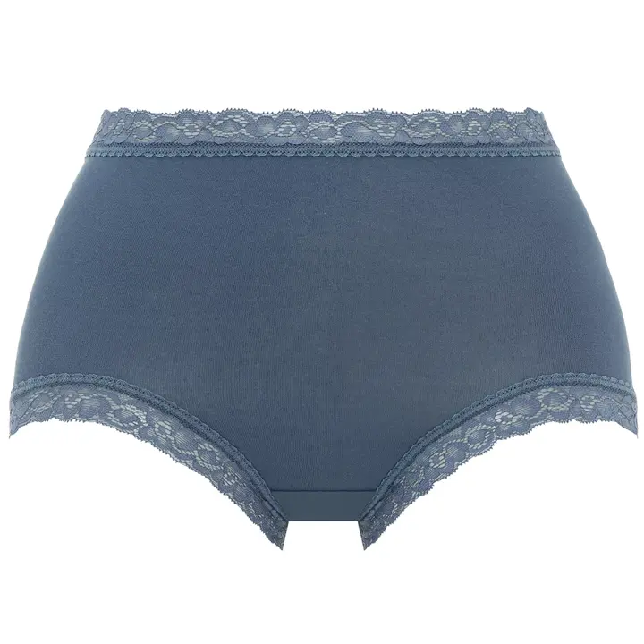 SO NATURAL7120 はきこみ深めショーツ, ブルー, product image number 0