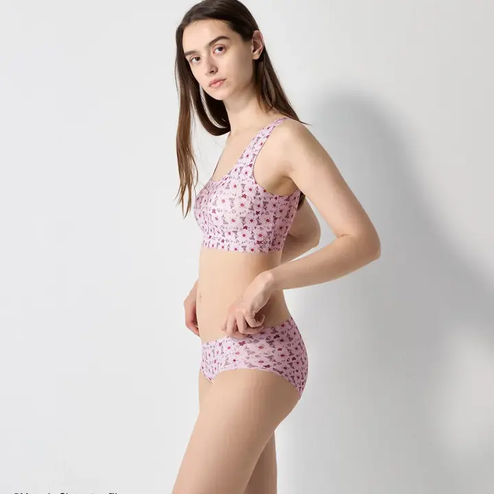 スロギー ゼロフィール ムーミン ハーフトップ, ピンク, model image number 5