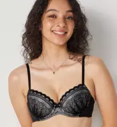 夢みるブラ(R) ライト ブラ＆ショーツセット デイジーシャワー【一部カラーSALE】, , model