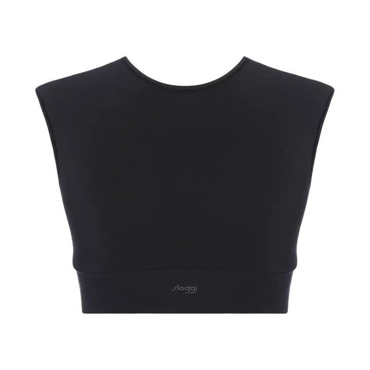 【SALE】スロギー ゴー オールラウンド クロップ トップ, ブラック, product image number 1