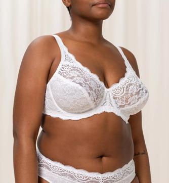  10026156 Triumph Amourette 300 W Non Moulded Bra in White,  Black OR PoudreSizes B, C, D, DD, E, F, G, H, J, K : Clothing, Shoes &  Jewelry