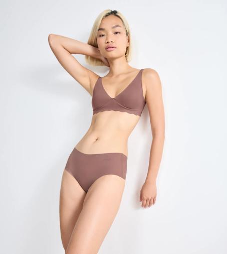 SLOGGI ZERO MICROFIBRE MARRON