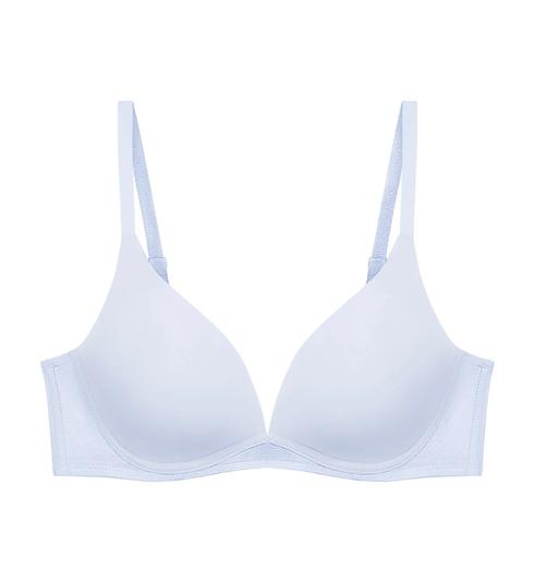 Triumph Invisible Inside-Out  เสื้อชั้นในไม่มีโครง แบบดีฟวี คัพทรงโฟม PU - Smoky lilac - ไม่มีโครง