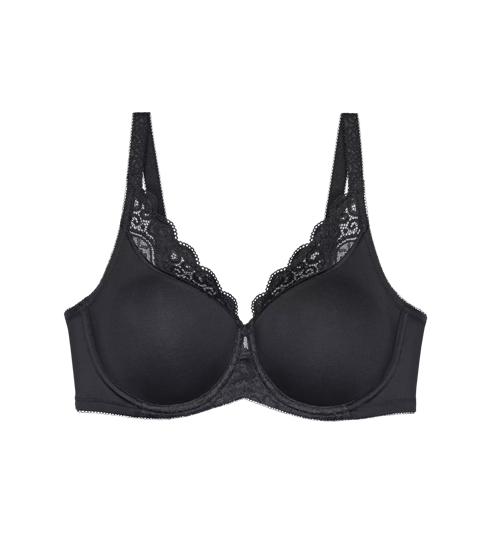 Triumph Amourette Wired Minimizer Bra - Black - Triumph - Category Shapewear: Minimizer bras