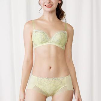 【SALE】天使のブラ(R) スリムライン 極上ライト599 ボーイズレングス, グリーン, model image number 1