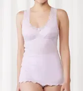 楽ソフト6040 袖なしトップ, パープル, model image number 0