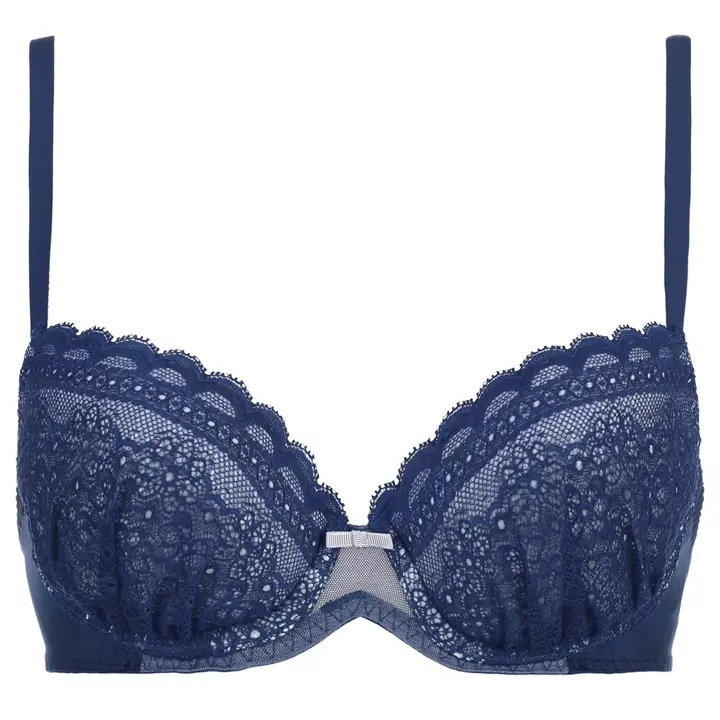 夢みるブラ(R) ライト ブラ＆ショーツセット デイジーシャワー【一部カラーSALE】, ブルー, product image number 0