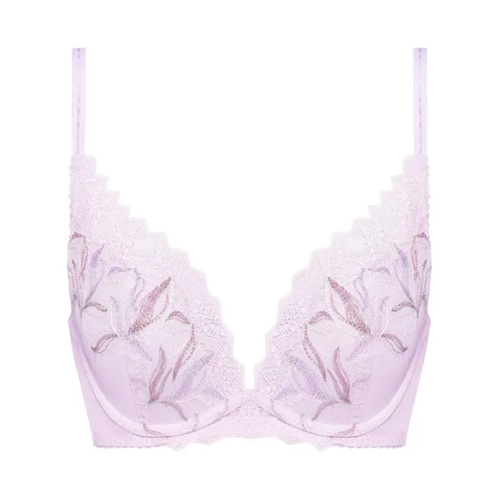 【SALE】夢みるブラ(R) DeepV シャインオブクリスタル, パープル, product image number 0