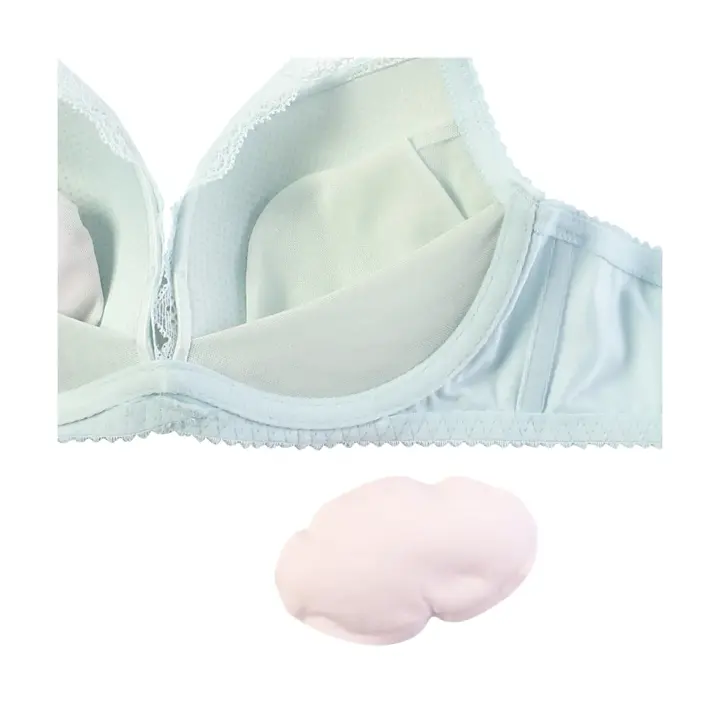 夢みるブラ ノンワイヤーエアリー ノンワイヤーブラジャー ヴィーナスエア, ブルー, product image number 5
