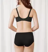 【SALE】トリンプ プレミアム ゴールドレーベル4001 ブラジャー(パッドなし), ブラック, model image number 2