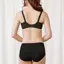 【SALE】トリンプ プレミアム ゴールドレーベル4001 ブラジャー(パッドなし), ブラック, model image number 2
