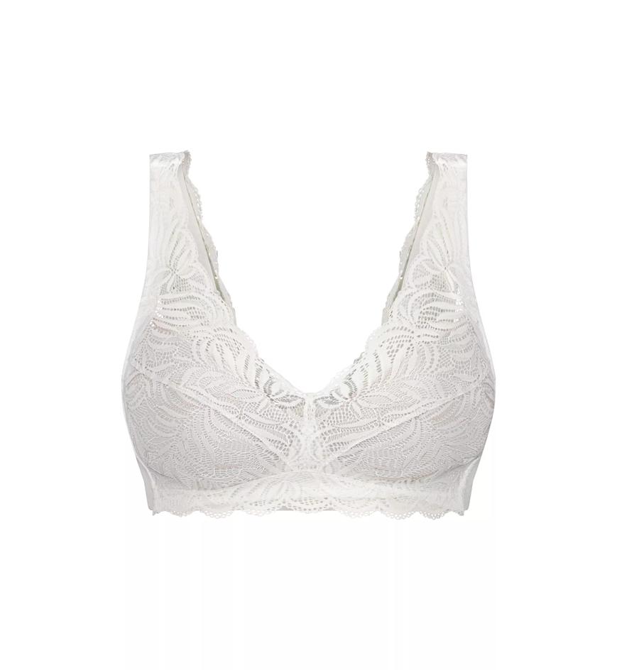 Triumph ESSENTIAL LACE WIREFREE BRA - White - Lace