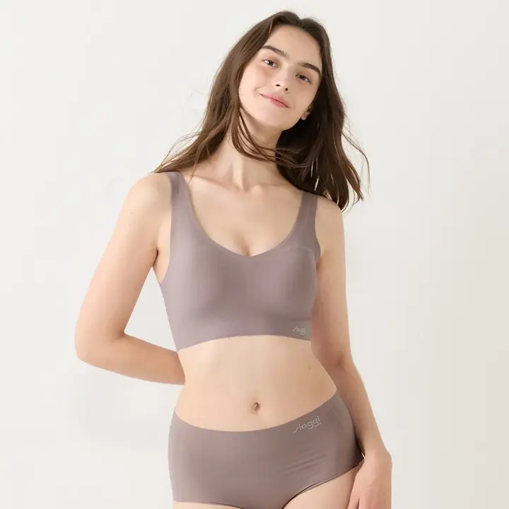 スロギー ゼロフィール(R) 綿混 ハーフトップ, , model image number 3