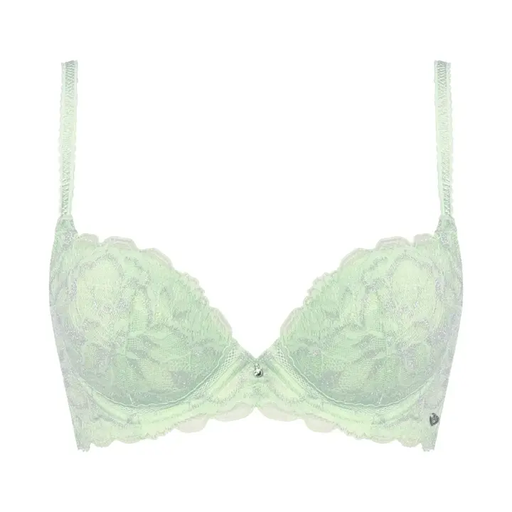 【SALE】チャーミングラマー 脇高 エアリー ブラジャー ダズリングサマー, グリーン, product image number 0