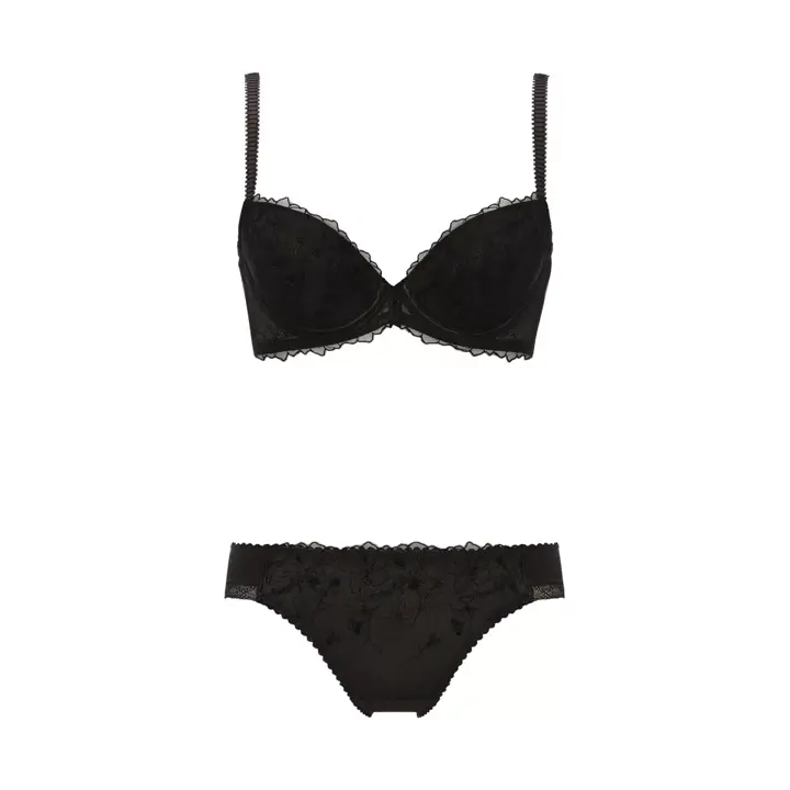 【WEB/アウトレット限定】チャーミングラマー(R) ブラ＆ショーツセット ラインアートステッチ【一部カラーSALE】, グレー, product image number 1