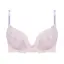 Daily AMOSTYLE 寄せブラ プチプラ ブラ＆ショーツセット クラシックフラワー, パープル, product image number 0