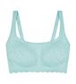 Triumph SLOGGI ZERO FEEL BLISS TOP - Misty turquoise - Non-wired Bra