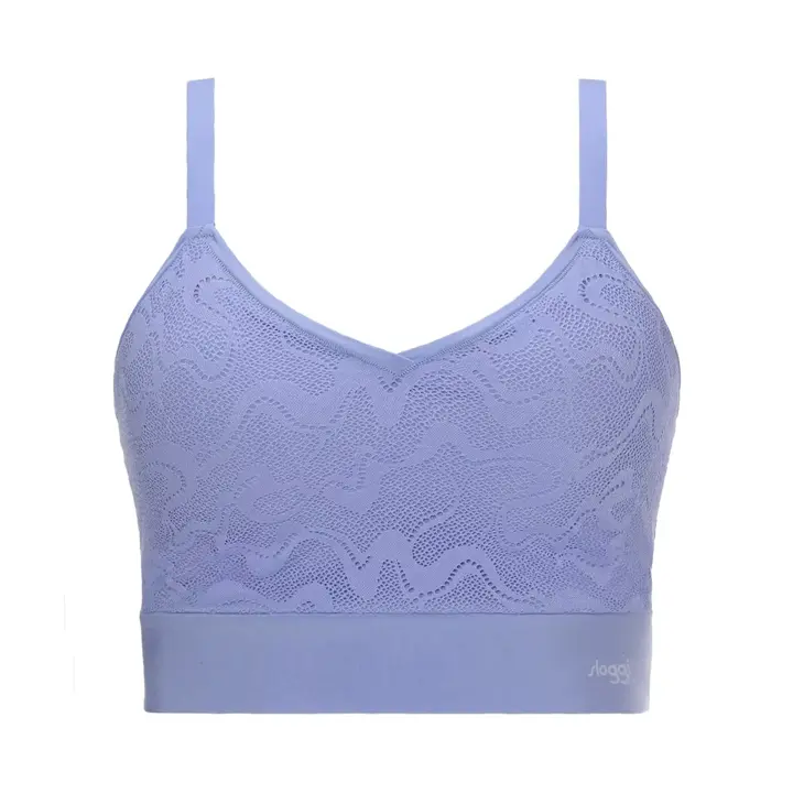 スロギー ゴー オールラウンド レース カップ付きハーフトップ ラージ, ブルー, product image number 0