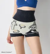 スロギーG073 ムーミン ハラマキ付きニットパンツ, ブルー, model