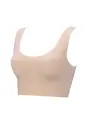 【WEB限定】綿混タイプ(スロギーG028)　カップ付きハーフトップ