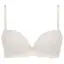 きゅっと寄せブラ ブラ＆ショーツセット デイジーレース【一部カラーSALE】, ホワイト, product image number 0