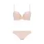 【WEB限定】美胸ソフトブラ クラッシーペタルズ ブラ＆ショーツセット, レッド, product image number 1