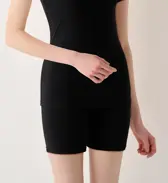 デイリートリンプ5410 3分丈ボトム, ブラック, model image number 0