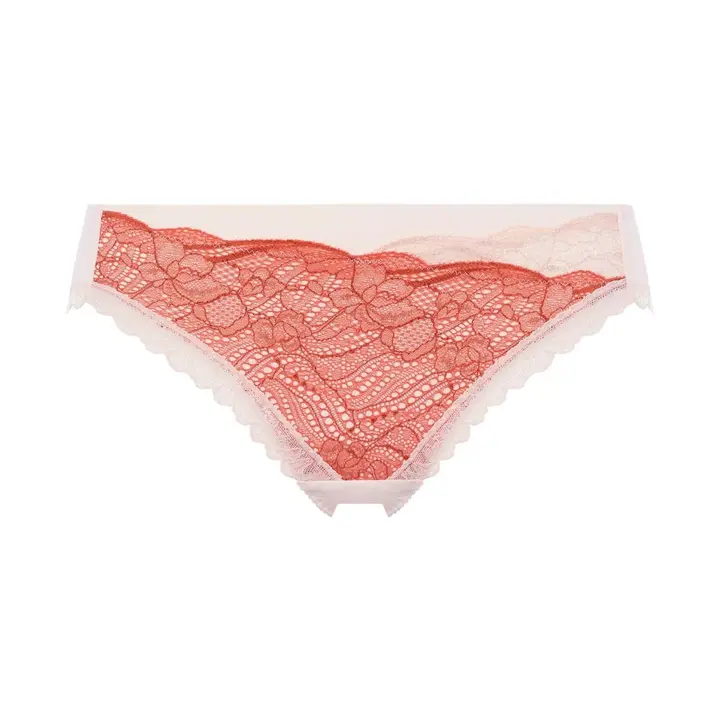 【SALE】すっきり包み込むブラ585 レギュラーショーツ, オレンジ, product image number 0