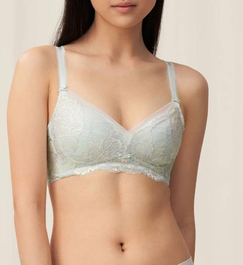 Triumph FLORALE PEONY NON-WIRED PADDED BRA - Ice point - Non-wired Bra