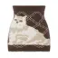 【SALE】スロギー  “ほっ”とあったか(ニット柄) ハラマキ, ブラウン, product image number 0