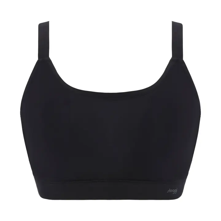 スロギー フリー オールラウンド ハーフトップ ラージ, ブラック, product image number 0
