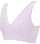 【SALE】ナイトブラ5220 ハーフトップ, パープル, product image number 1