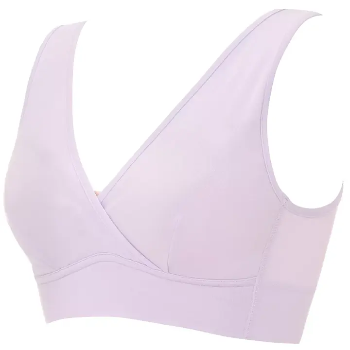 【SALE】ナイトブラ5220 ハーフトップ, パープル, product image number 1