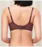 Triumph Signature Sheer Non-Wired Push Up Deep V Bra - Decadent chocolate - Non-wired Bra