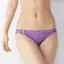 【SALE】レギュラーショーツ マイフラワー, パープル, model image number 0