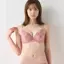 夢みるブラ DeepV ブラジャー マイブロッサムブーケ, ピンク, model image number 2