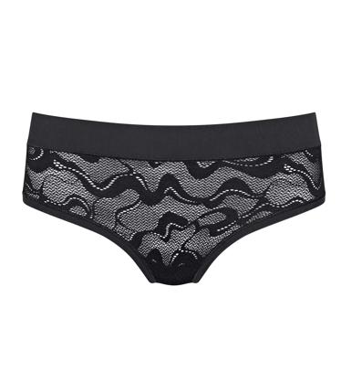Sloggi ROMANCE X 4 Black - Free delivery  Spartoo NET ! - Underwear  Knickers/panties Women USD/$46.00