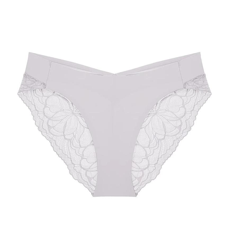 Triumph Body Make Up Illusion Lace High Leg Brief - Feather - High Leg Panties