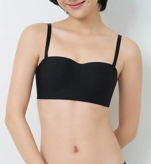 Triumph Simply Everyday Basic Non-Wired Detachable Padded Bra - Black - Strapless\/Convertible Bra