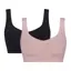 スロギー ゼロ フィール ベーシック 2 ハーフトップ 2枚セット, ミックス, product image number 0
