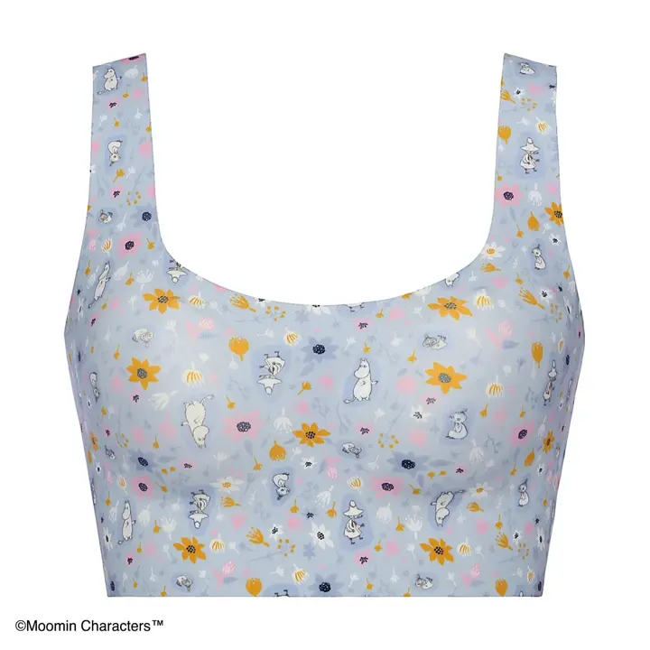 スロギー ゼロフィール ムーミン ハーフトップ, グリーン, product image number 0