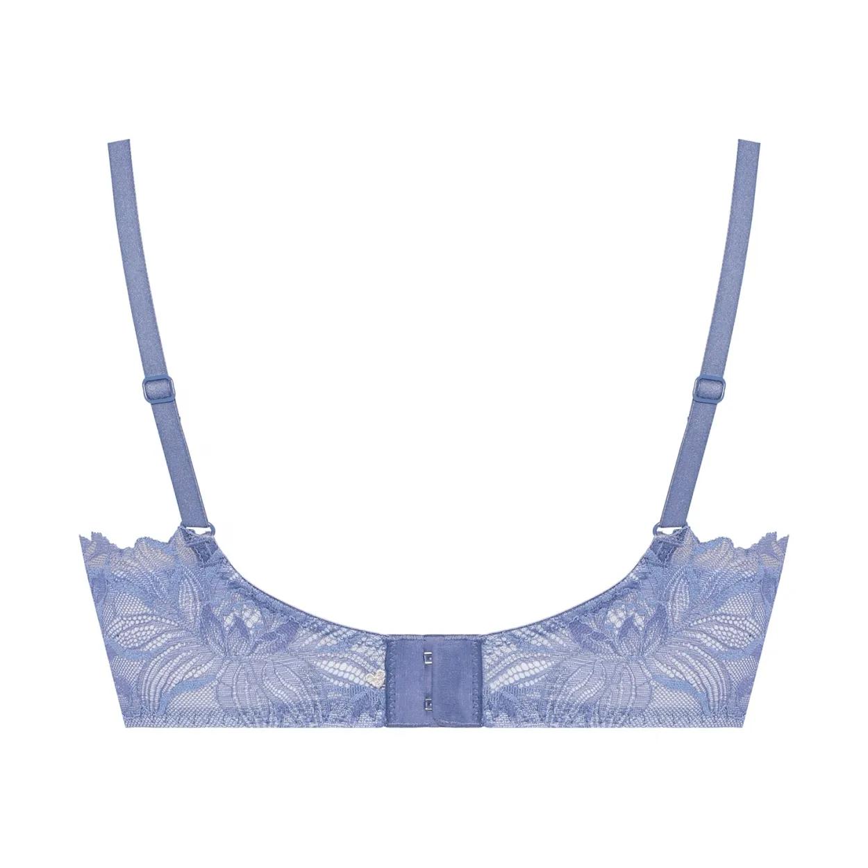 ナチュラルユーブラ ブラジャー ガーデニアウィスパー, ブルー, product image number 1