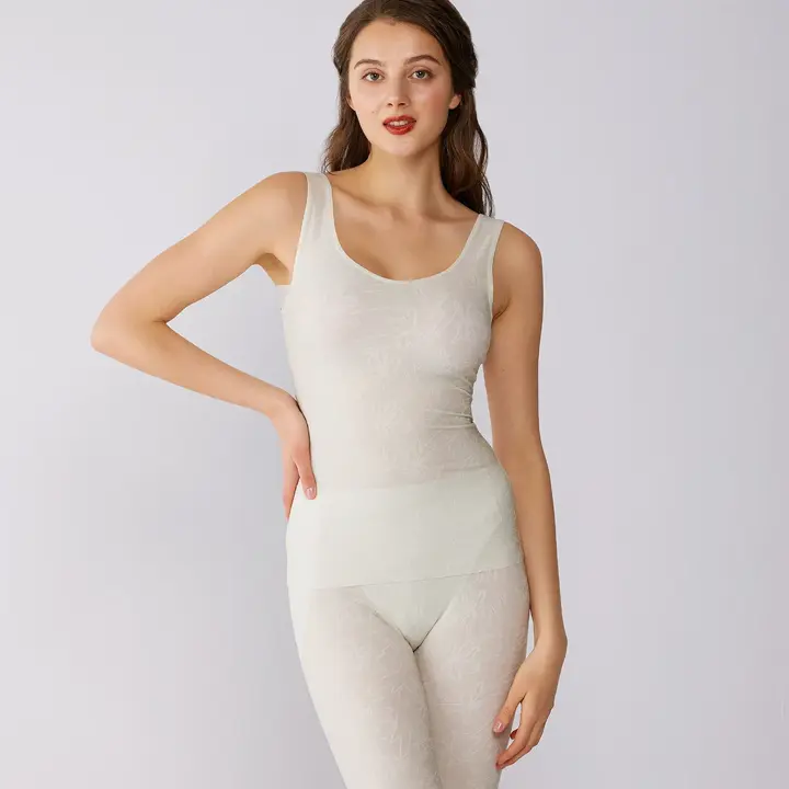 トリンプ プレミアム ゴールドレーベル4006 コサージュ, ベージュ, model image number 1