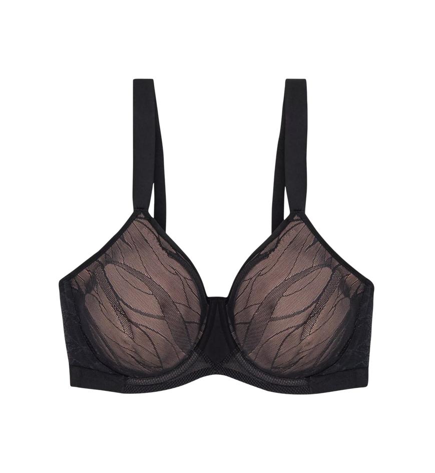 Triumph AIRY SENSATION MINIMISER BRA - Black - Minimiser