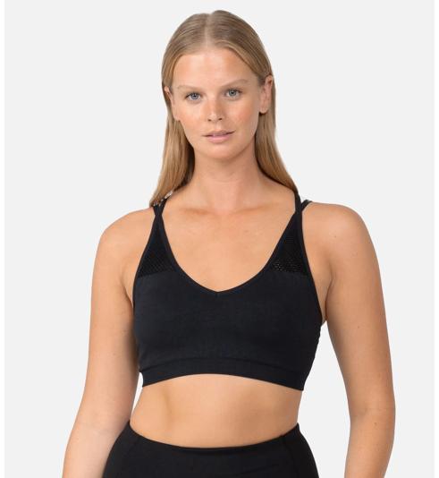 Triumph TRIACTION ZEN TOP - Black - Bra Top