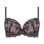 Daily AMOSTYLE 脇高ブラ (イノセントフローラル), ブラック, product image number 0