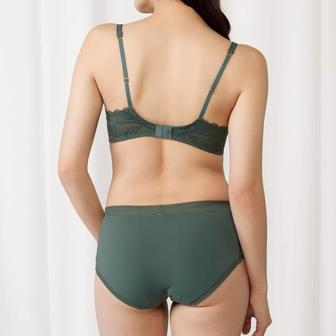 フロラーレ リュクス5001 ブラジャー(パッドなし), グリーン, model image number 2