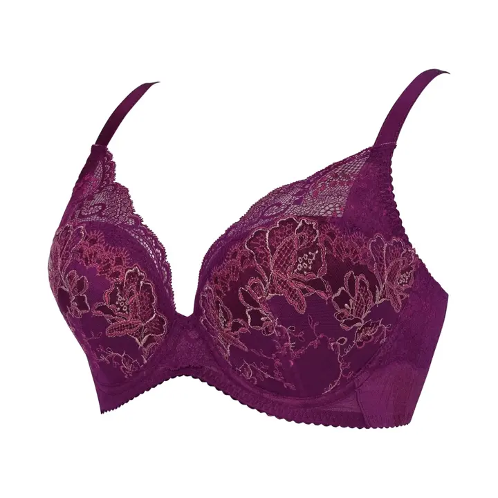 【SALE】トリンプ プレミアム ゴールドレーベル4004 ブラジャー(パッドなし), パープル, product image number 2